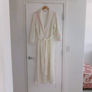 Natori Cream and Pink Robe